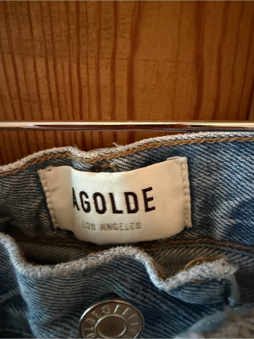 Agolde Light Blue Distressed Boyfriend Jeans - Picture 2 of 6